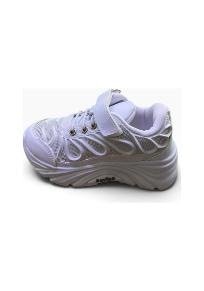 Shoes Kız Çocuk Kalın Tabanlı Cırt Bantlı Spor Ayakkabı Beyaz - 941234682 Beyaz