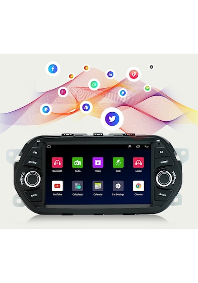 Exvol Fiat Egea Android Multimedya Carplay 2-32gb Hd Ips Ekran