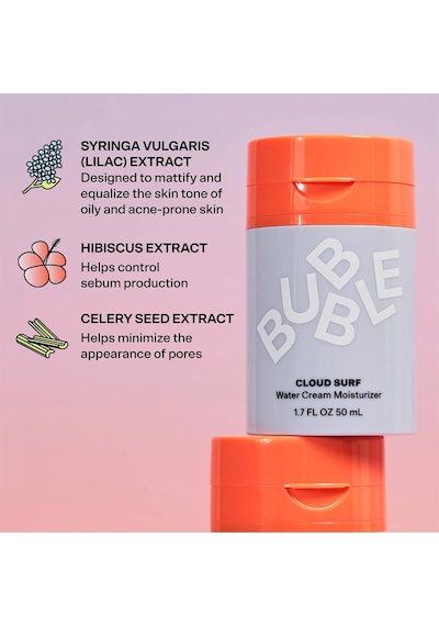 Bubble Skincare Cloud Surf Su Bazlı Nemlendirici Yüz Kremi 50ml
