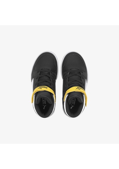 Puma Rebound Layup Sl V Ps Çocuk Siyah Spor Ayakkabı Düz 370488 Siyah