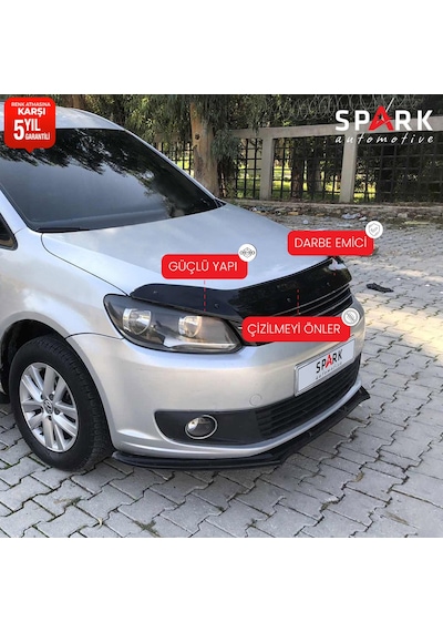 Volkswagen Caddy 2010-2015 Yıl Aralığı Uyumlu Kaput Rüzgarlığı 3mm