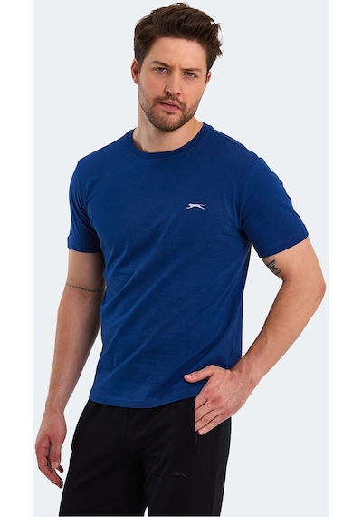Slazenger PAINT I Erkek Baskılı Indigo Tişört