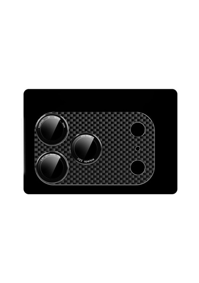 Apple İphone 17 Pro İçin Zore Cl-21 Karbon Kamera Lens Koruyucu Siyah Diğer