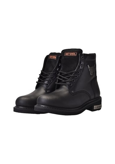 Harley Davidson HARLEY DAVIDSON GIBSON YAĞLI DERİ BOT Siyah