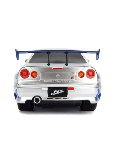 1:16 Uzaktan Kumandalı Fast & Furious Brian's 2002 Nissan Skyline Gt-r Bnr34