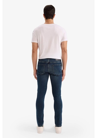 Defacto Pedro Slim Fit Dar Kalıp Normal Bel Dar Paça Jean Pantolon G3233ax25aunm41 Yeşil-nm41