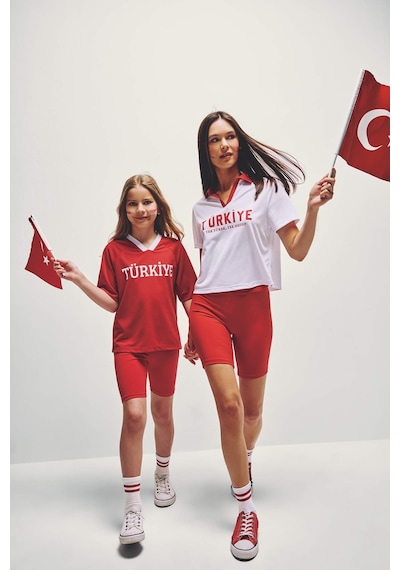 Defacto Bıker Beli Saran Sporcu Biker Z6741az26sprd172 Kırmızı-rd172