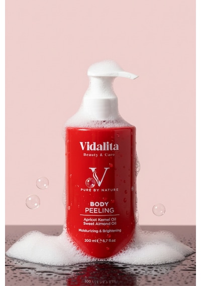 2 Adet Doğal Vücut Peelingi Kayısı Çekirdeği & Tatlı Badem Yağı 200 Ml