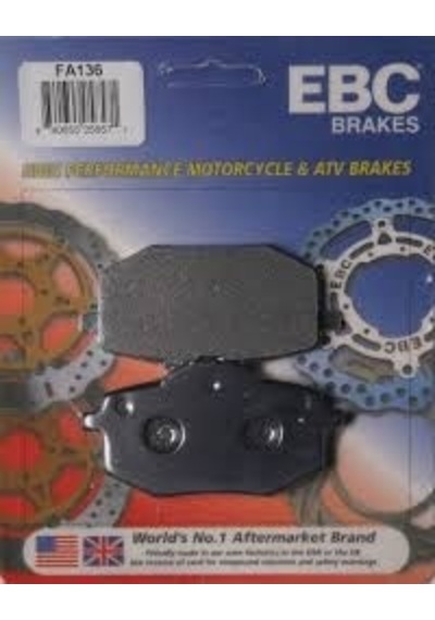 1988-1994 Yamaha Virago Xv 535 Ön Fren Balatası Ebc Fa136