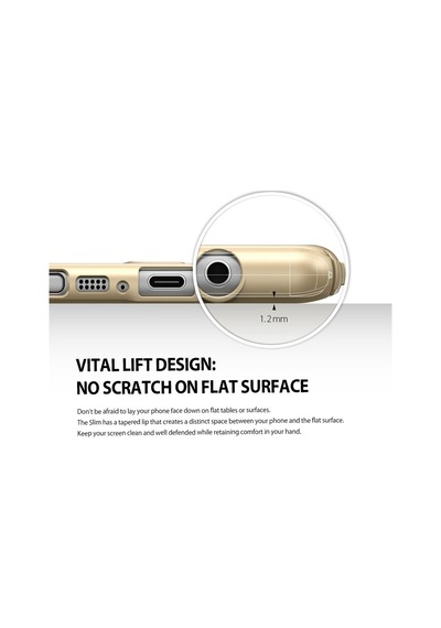 Ringke Slim Galaxy Note 7 Fe İle Uyumlu Kılıf Royal Gold