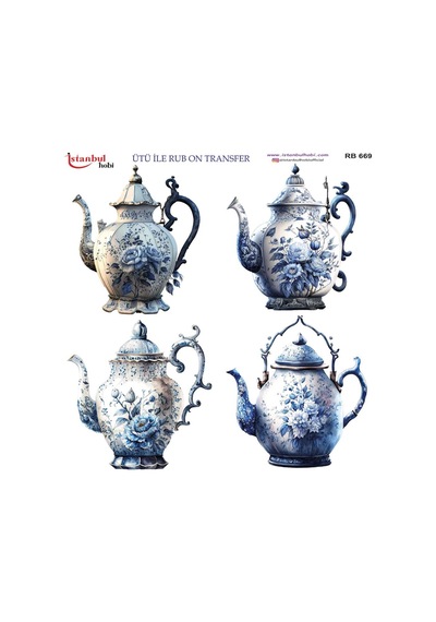 Ütü İle Rub On Transfer Kağıdı 30x30cm Rb-669