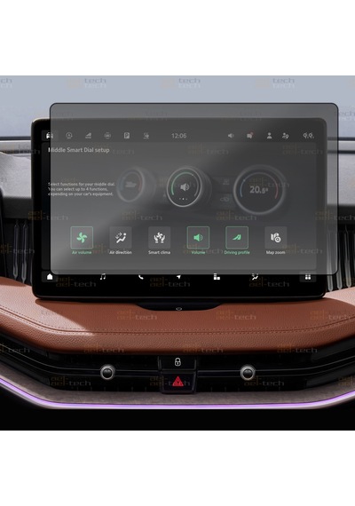 Skoda Superb Uyumlu 13" Navigasyon 9h Mat Görünüm Nano Koruyucu 2024-2026