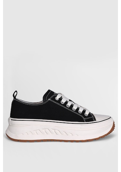 Lufian Shay Siyah Bayan Sneaker Spor Ayakkabı Siyah
