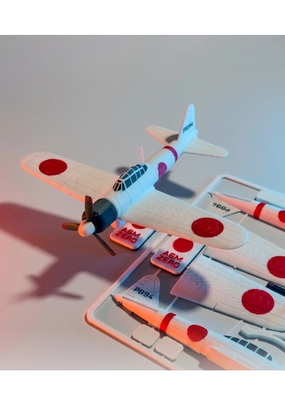 Riti Design - Zero - A6m Zero Savaş Uçağı 3d Model Kit Kartı Maketi