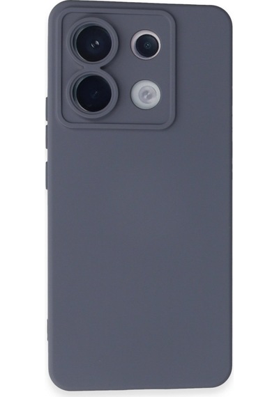 Xiaomi Redmi Note 13 Pro 5g Uyumlu Kılıf Nano İçi Kadife Silikon - Gri