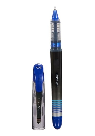 Mavi 0.7 Mm Roller Kalem - Şeffaf Gövde