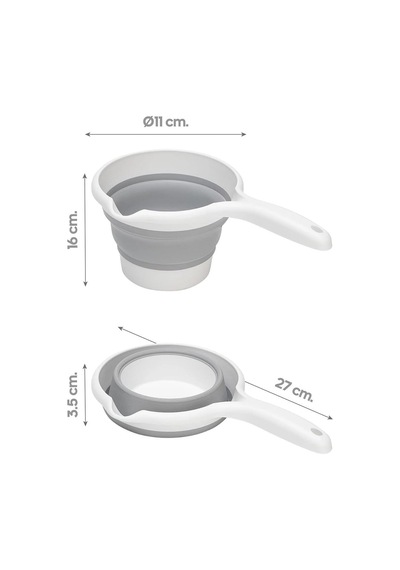 Deconox Katlanabilir Maşrapa, Katlanır Banyo Maşrapası, Akordiyon Koçero 27cmx17cmx4cm