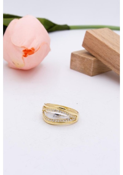 14 Ayar Altın Yüzük Taşlı Kadın Yüzük Lkyzk1463