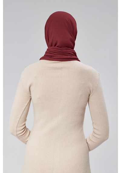 Kadın Tesettür Luxury Penye Şal Bordo