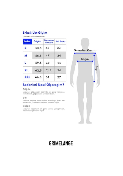 Grimelange PASSI Erkek Kısa Kollu Tek Cepli Rahat Kesim Relaxed Fit Lacivert Gömlek