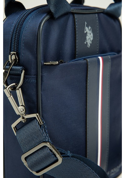 U.S. Polo Assn. U.s. Polo Assn. Lacivert Erkek Omuz Askılı Postacı Çantası Kumaş Çapraz El Çantası 26059