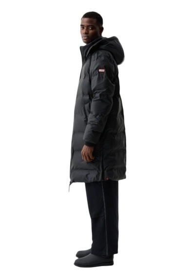 Hunter Bretton Sonic Welded Pu Puffer Coat 6000 Siyah