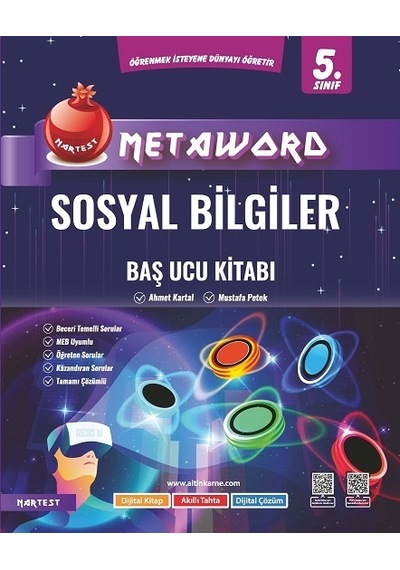 Nartest 5.sınıf Metaword Sosyal Bilgiler Baş Ucu Kitabı