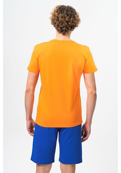 Benetton Bnt-m20474-23y Erkek T-shirt BNT-M20474-R1840 Turuncu
