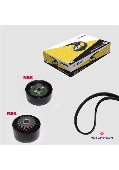 GVA 59A1415 Alternatör Gergi Seti CLIO II Symbol II–Logan Sandero 1.2 16V D7F D4F