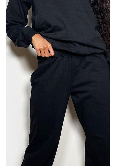 Plt Design Eşofman Takımı Sweatshirt Jogger - Siyah Baskılı Oversize Şardonlu Bisiklet Yaka Siyah Plt Design Eşofman Takımı Sweatshirt Jogger - Siyah Baskılı Oversize Şardonlu Bisiklet Yaka Siyah