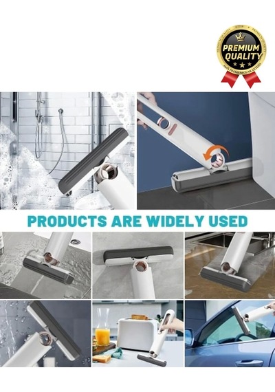 Çok Amaçlı Taşınabilir Pratik Sıkmalı Sünger Oto Tezgah Banyo Mutfak Cam Temizleme Silme Çekpas Mop Çok Renkli