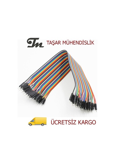 Erkek-Erkek Jumper Kablo 40Adet 20Cm Arduino