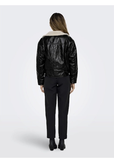 Only Onlanita Bonded Biker Otw Kadın Mont-27673 - Siyah