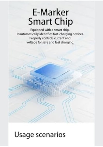 240w Type-c Adaptör 16k60hz Görüntü Desteği, 8k/80gbps Veri Aktarımı, Hızlı Şarj E-marker Çipli Dönüştü