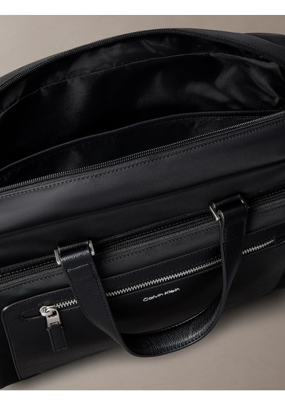 Calvin Klein Erkek Marka Logolu Günlük Kullanıma Uygun Siyah Laptop & Evrak Çantası Lv04d3499g Ub1 SİYAH