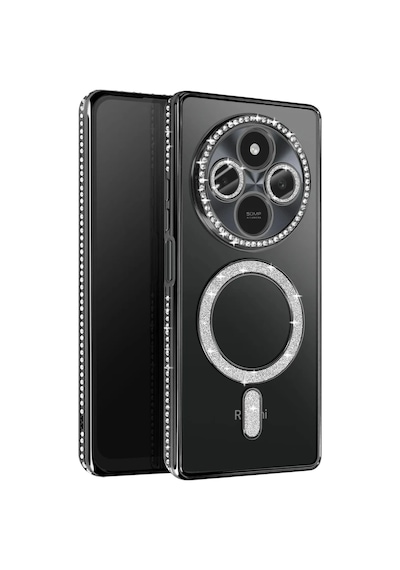 Xiaomi Redmi 14c Joke Simli Magneticsafe Kılıf - Siyah 0.2M-Çok Renkli