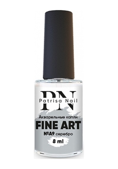 Sulu Boya Fine Art A9 Akvarel Damla Gümüş 8 Ml Nail Art Tasarım Boyası