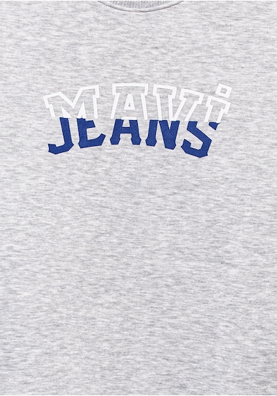 Mavi - Mavi Logo Baskılı Gri Sweatshirt 6s10031-85438