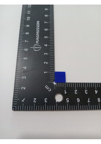 Lacivert Kare Vitray Cam Mozaik Taşı - Sanatsal Mozaik İçin Yaklaşık 10 X 10 Mm