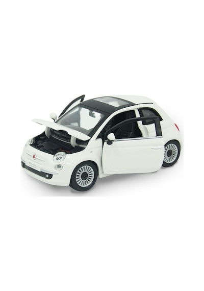 1:24 Fiat 500 2007 Model Araba Beyaz