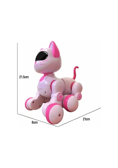 Uzaktan Kumandalı 30 Fonksiyon Akıllı Interaktif Öğretici Robot Oyuncak Kedi Kedi
