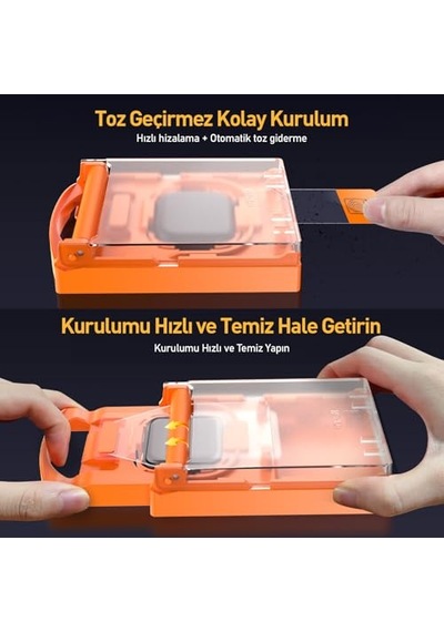Watch Uyumlu 5d Easyflex 2 Adet Ekran Koruyucu, Flexi, Kolay Kurulum, Tam Kaplayan, Yüksek Hassasiyetli, Slim 41 Mm