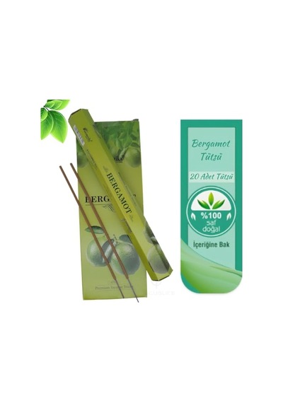 Aromatika Bergamot Tütsü Çubukları, 20 Adet Çubuk
