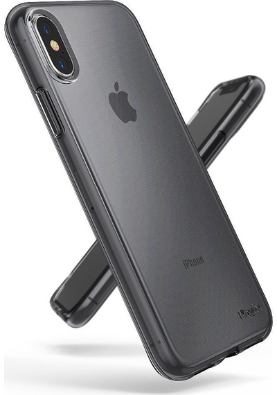 Ringke Air Apple Uyumlu iPhone X İle Kılıf Smoke Black Ultra Hafif Esnek İnce Renkli Transparan 1.04 Mm
