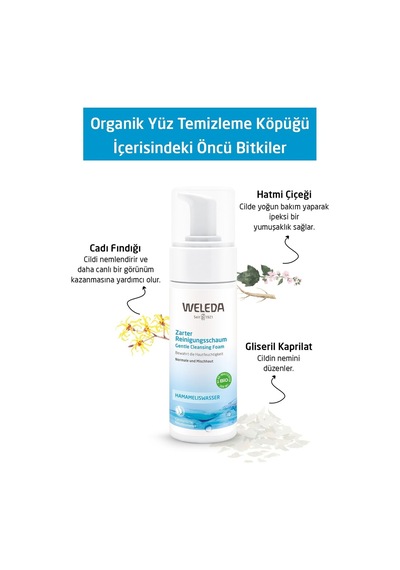 Weleda Organik Yüz Temizleme Köpüğü 150 ML