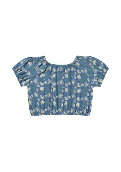 Civil Girls Kız Çocuk Tişört 6-9 Yaş Mavi 18330g73924s1-1 Mavi