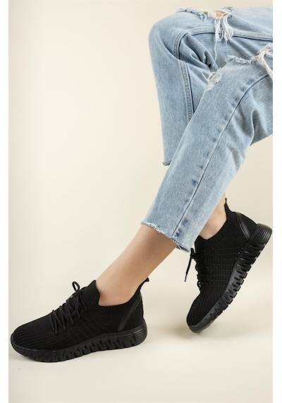 Nesil Shoes Dvm 500 Siyah Triko Kadın Sneakers-siyah Siyah Nesil Shoes Dvm 500 Siyah Triko Kadın Sneakers-siyah Siyah