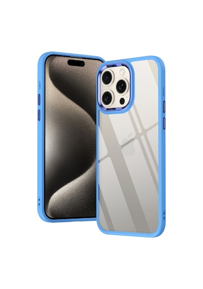 Apple iPhone  Uyumlu,  15 Pro Max Kılıf Power Silikon - Lila