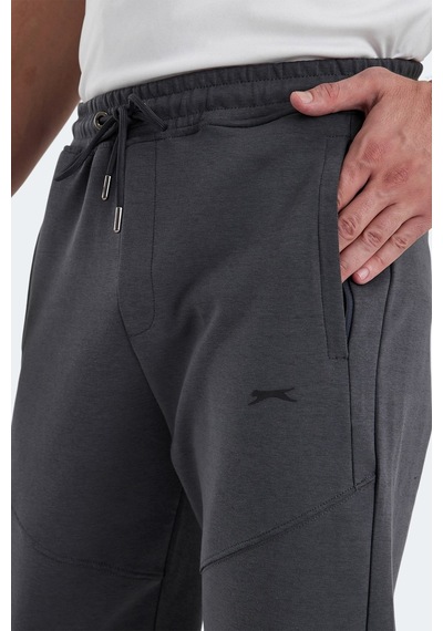 Slazenger Variable Erkek Cepli Koyu Gri Eşofman Altı Koyu Gri Füme