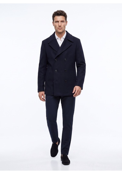 Fabrika F5wm-kbn 2470 Lacivert Erkek Slim Fit Kaban